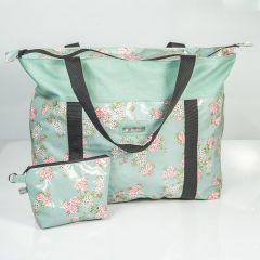 Strandtasche aus Wachstuch Badetasche